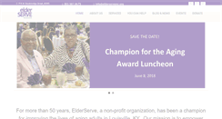 Desktop Screenshot of elderserveinc.org